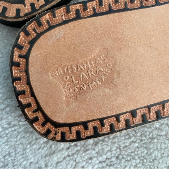 Tropical Island Flip Flops Sandals Tan 4 Unique - Picture 7 of 8